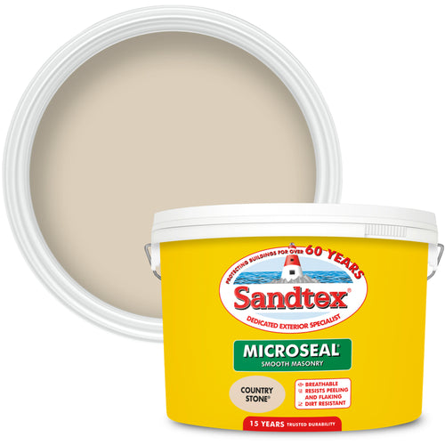 Sandtex Microseal Smooth Masonry Country Stone 10L