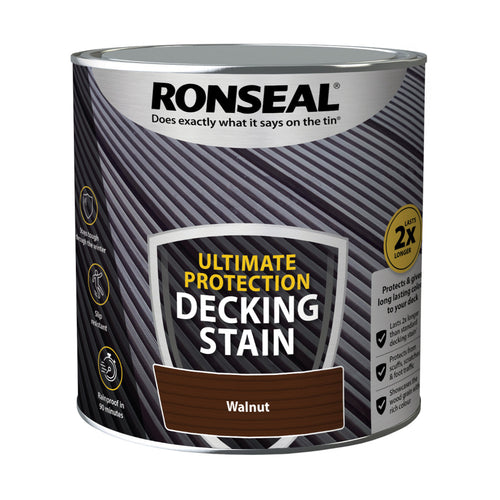 Ronseal Ultimate Protection Decking Stain Walnut 2.5L