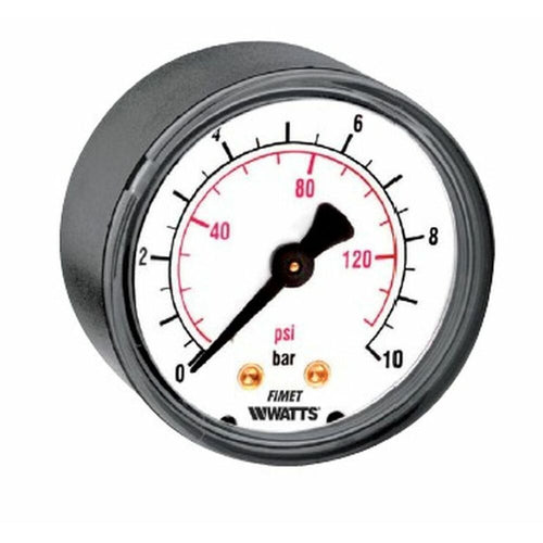 South Coast Plumbing - Rear Pressure Gauge 1/4\ BSP 0-6 Bar Case 50mm