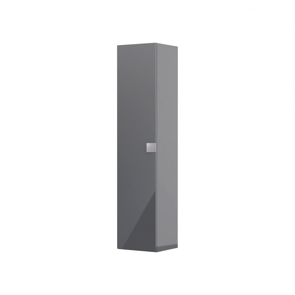 Armavit - 35cm Tall Boy Wall Cabinet-Gloss Graphite