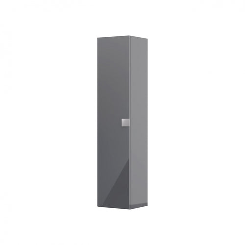 Armavit - 35cm Tall Boy Wall Cabinet-Gloss Graphite