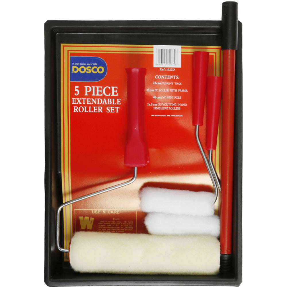 Dosco - 5 Piece Extendable Roller Set