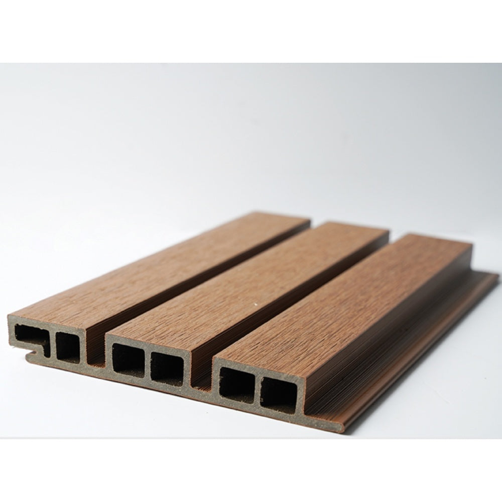 Ultrashield Contemporary Cladding Teak Composite Decking 25mm