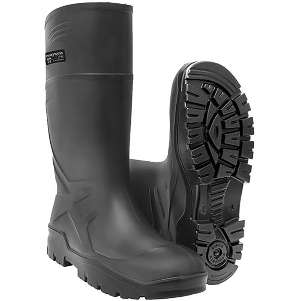 Portwest Pro - PU Safety Wellington  42/8 - Black