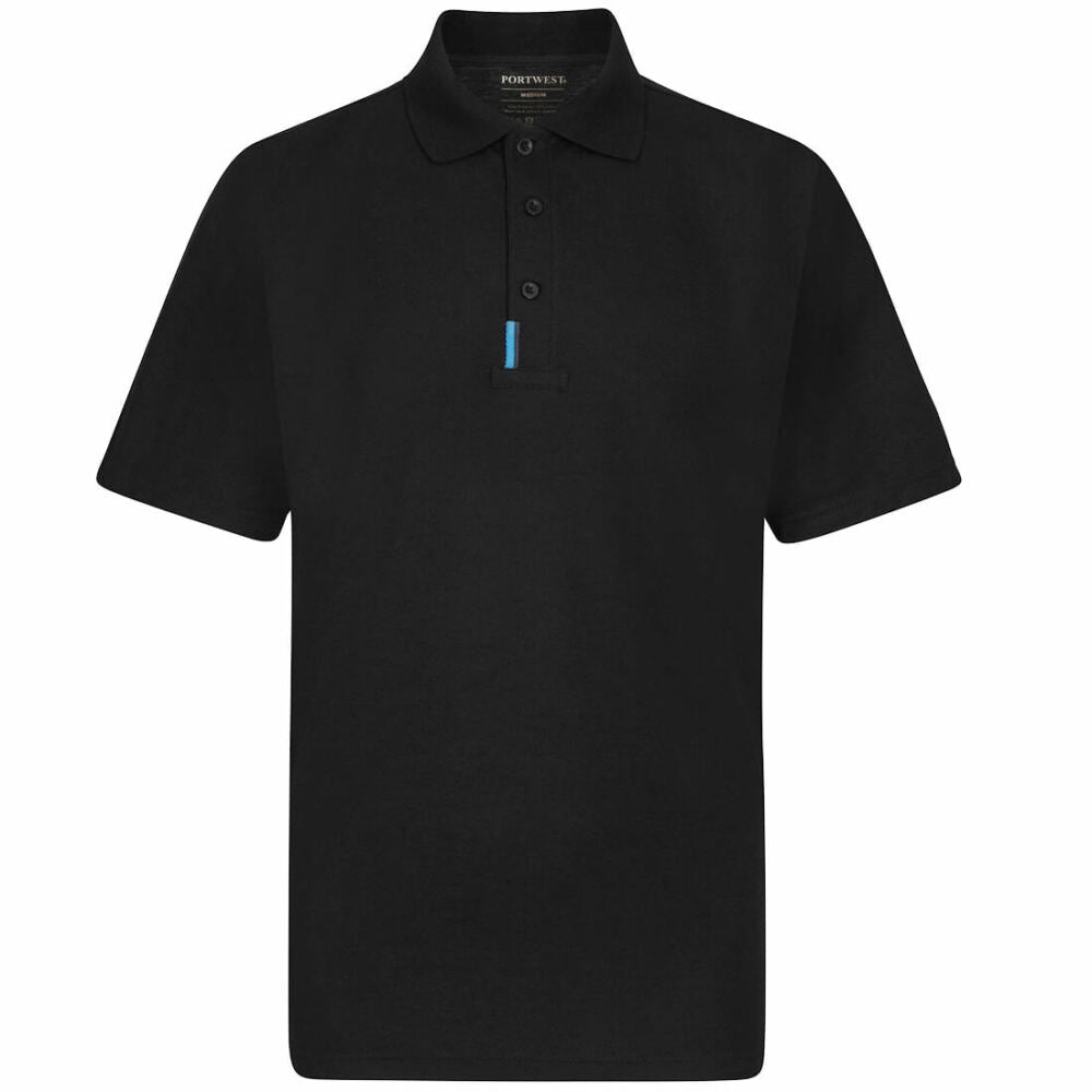Portwest - WX3 Polo Shirt - Black