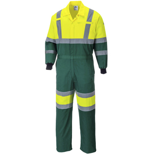Portwest  - X Hi-Vis Coverall - Yellow/Green