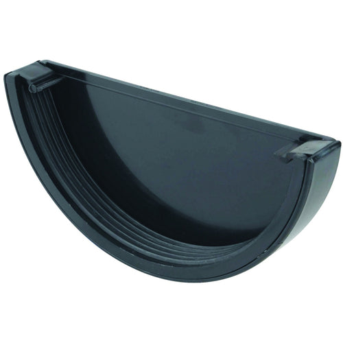 Rainwater RoofLine OsRRoo PVC-U Stop end External Black 150mm