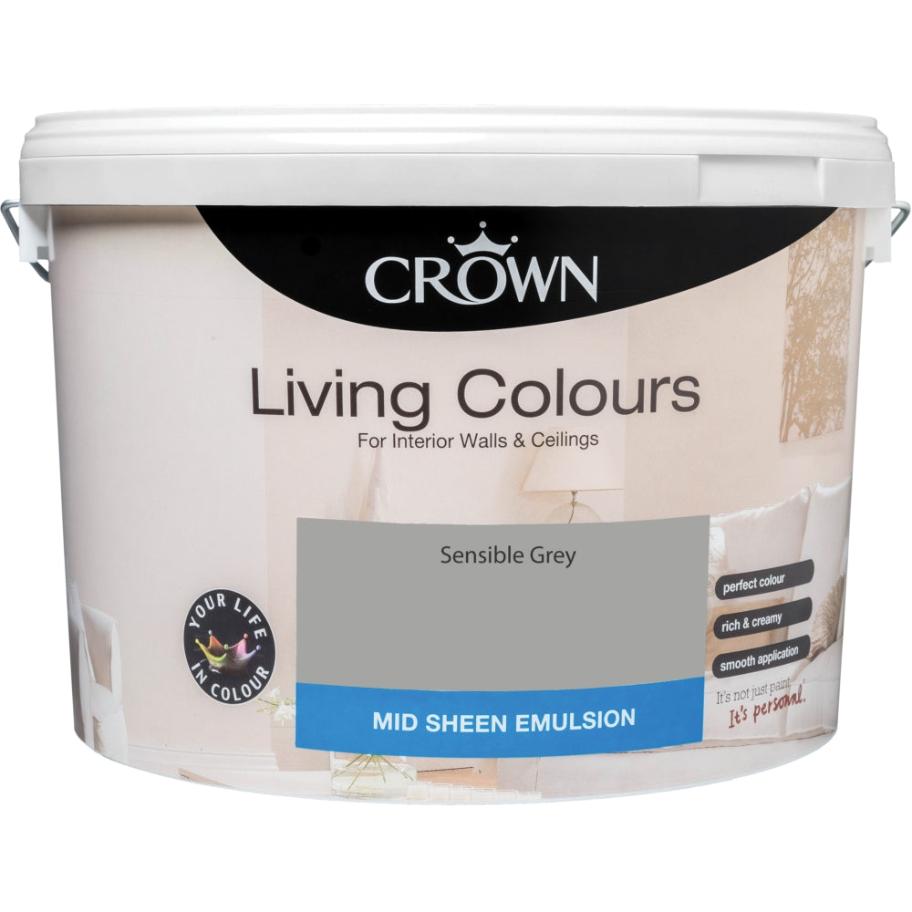 Crown Medium Sheen Sensible Grey 10L