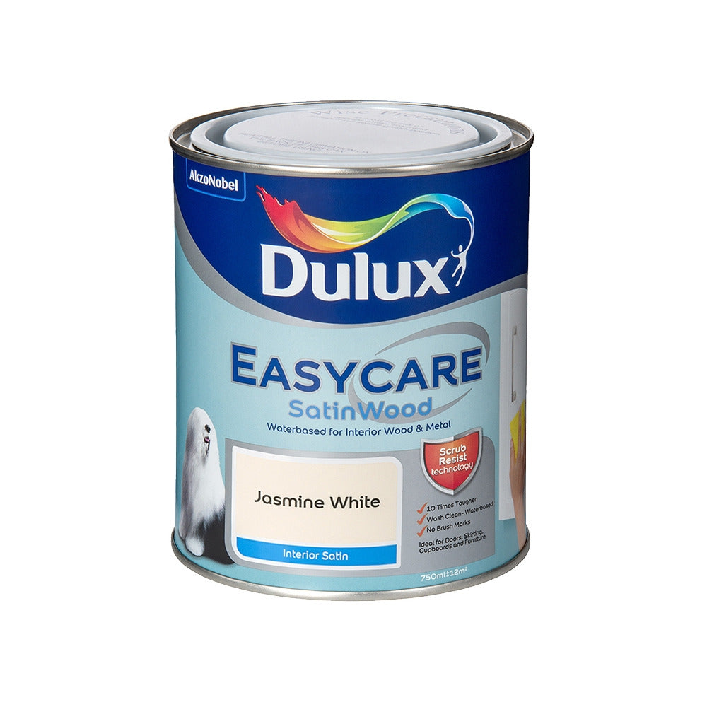 Dulux Easycare Satinwood Jasmine White 750ml