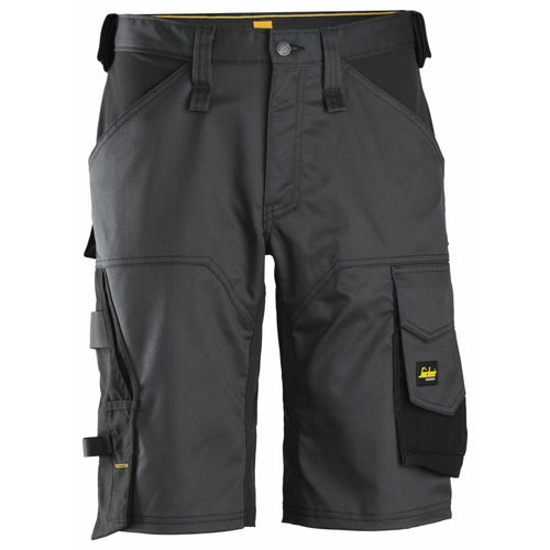 Snickers - AllroundWork, Stretch Loose Fit Work Shorts - Steel grey\\Black