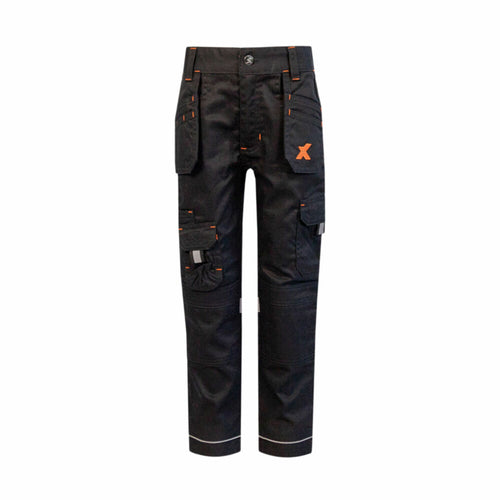 Xpert Pro Junior Stretch Work Trouser Black - Age 5-6 Years