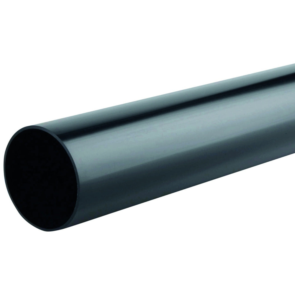 Rainwater RoundLine OsRRL PVC-U Pipe Black 68mm L=2