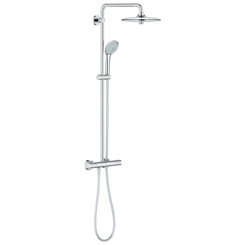 Euphoria System 260 Shower system with thermostat for wall mounting