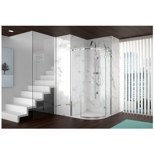 8 Series Frameless 1000 1 Door Quadrant