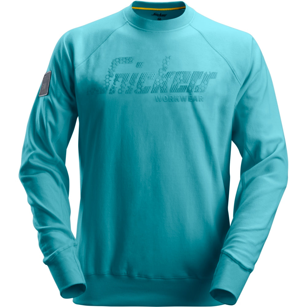 Snickers - Logo Sweatshirt - Aqua