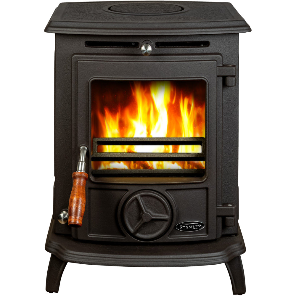 Oisín  Eco Non-Boiler Matt Black Stove - 6.4kw