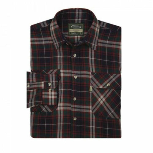 Champion Kempton Cotton Long-Sleeved Shirt Blue - S