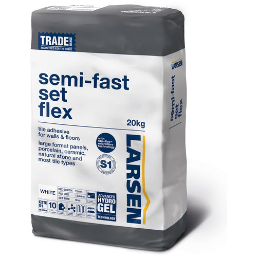 Larsen - Trade Semi-Fast Set Flex White (Grey Bag)