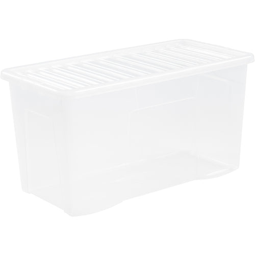 Crystal Storage Box & Lid Clear - 110ltr