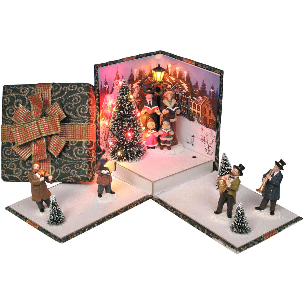 Boxed Victorian Carol Scene