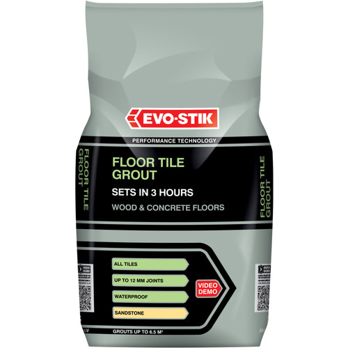 Evo Stik Tile A Floor Grout Sandstone 5kg