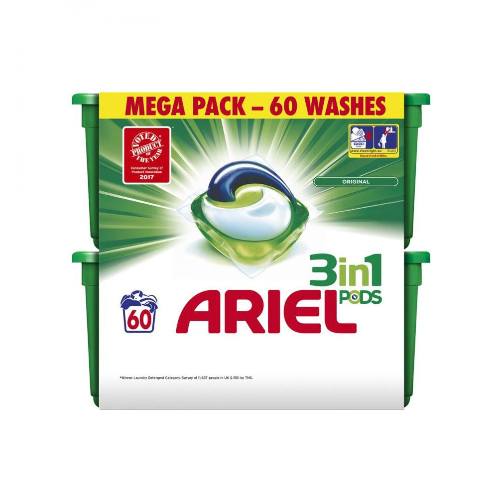 Ariel - 3 in 1 Regular Pods Washing Capsules - 52 Washes