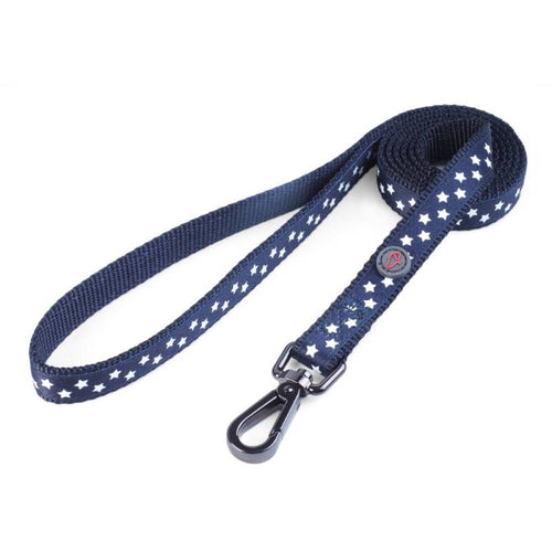 Zoon - Starry Navy Standard WalkAbout Dog Lead (120 x 2cm)