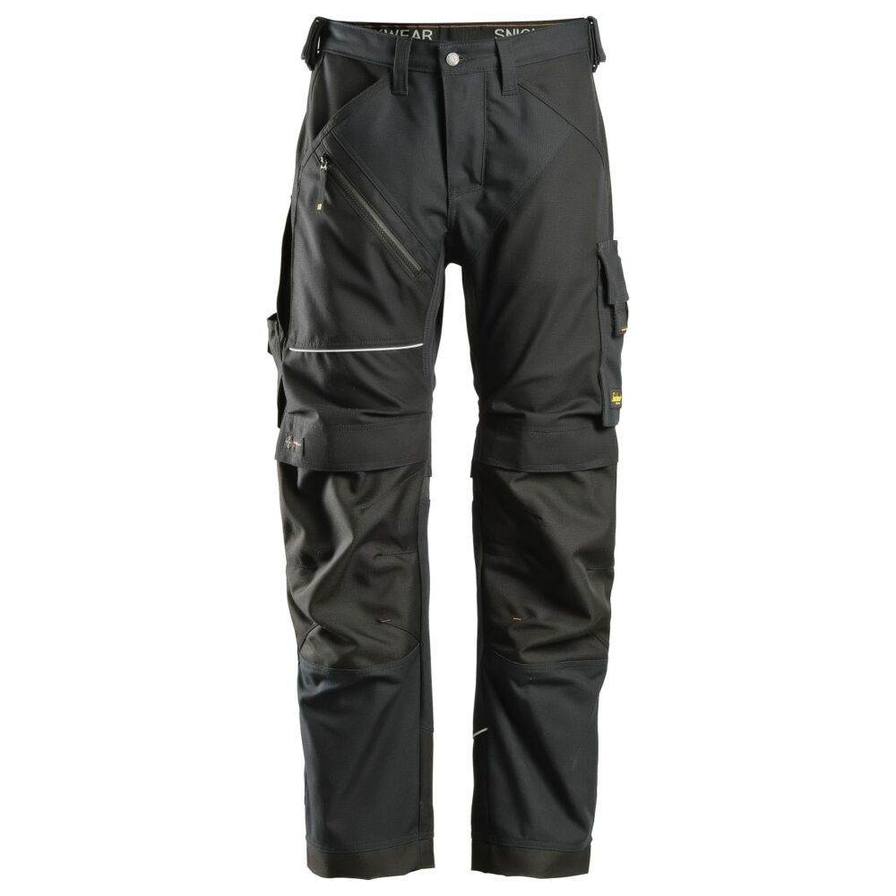 Snickers - RuffWork, Canvas+ Work Trousers+ - Black\\Black