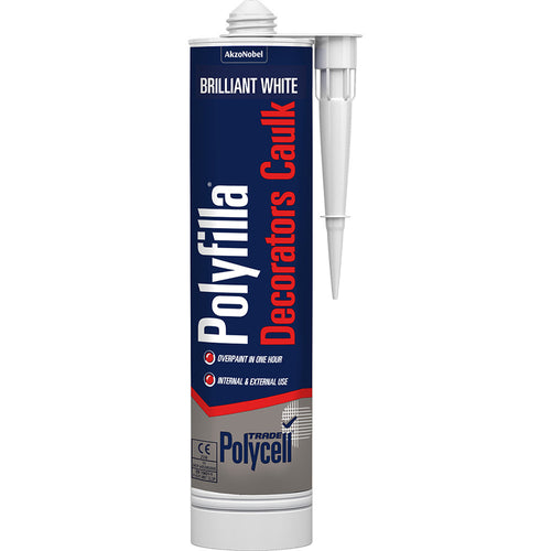 Pollyfilla Decorators Caulk Brilliant White 380ml