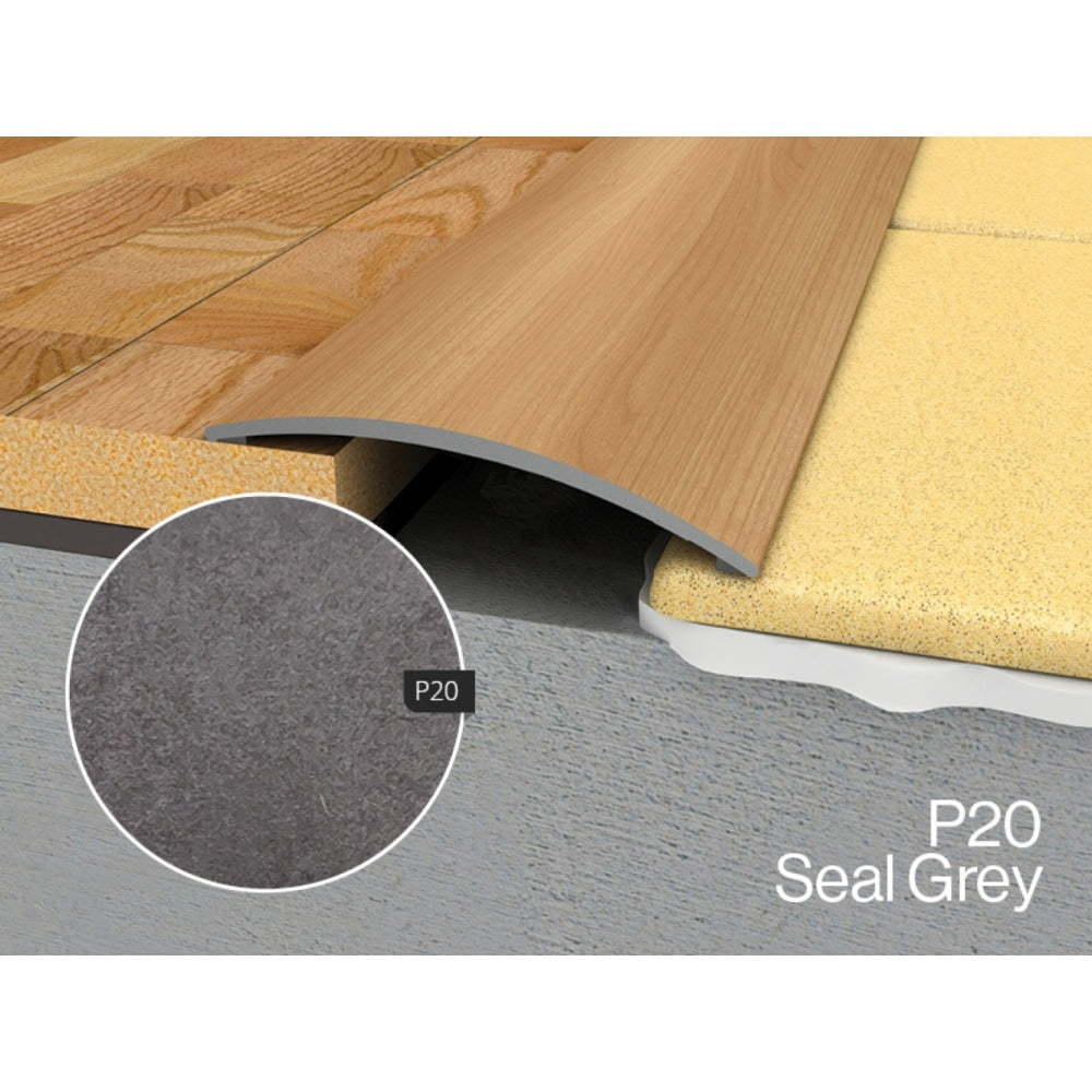 WRG 2 Flat Profile Self Adhesive P20 Seal Grey 1800mm