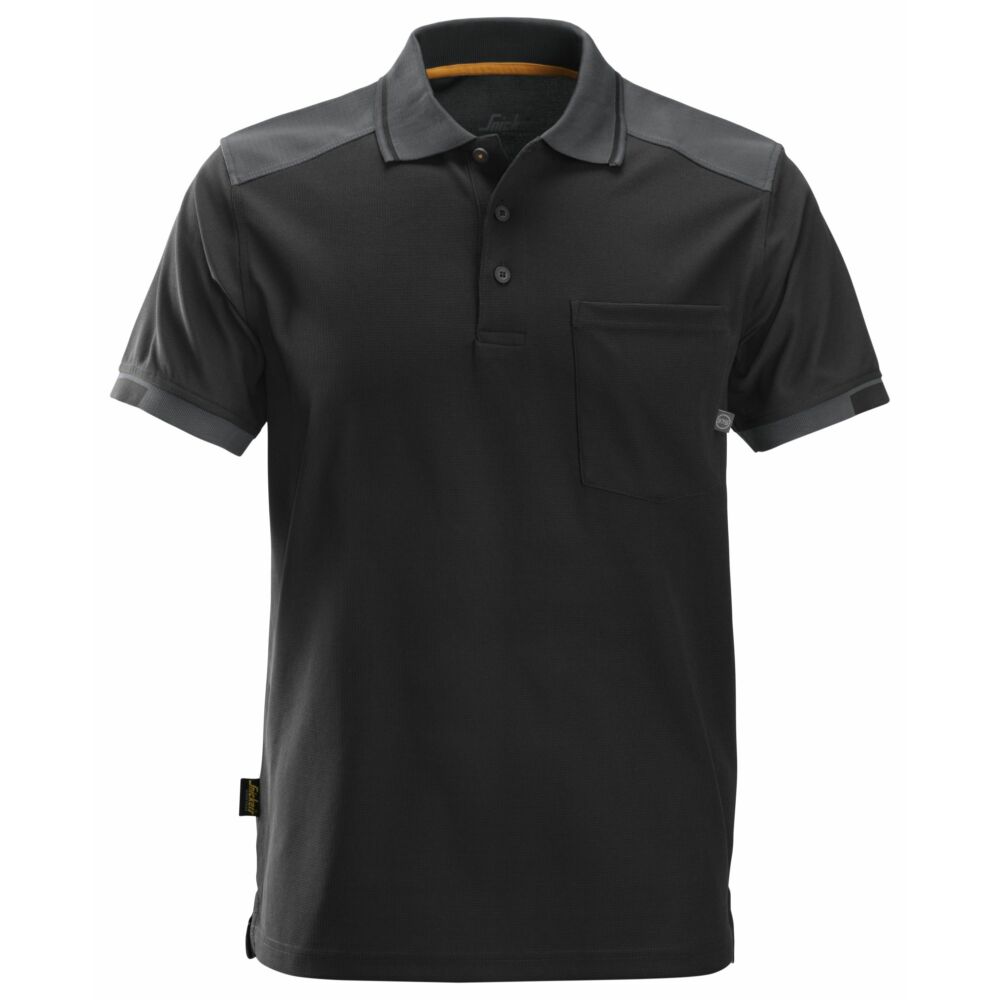Snickers - AllroundWork, 37.5® Short Sleeve Polo Shirt - Black