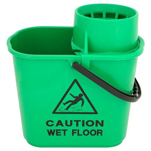 Dosco - Heavy Duty Mop Bucket Colour Coded green