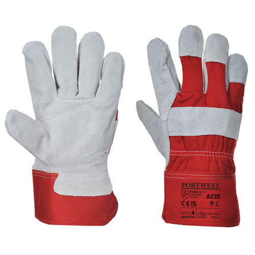 Portwest - Premium Chrome Rigger Glove - Red