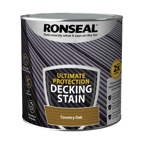 Ronseal Ultimate Protection Decking Stain Country Oak 2.5L