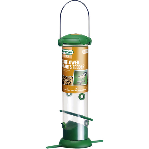 Gardman Flip Top Large Sunflower Hearts Feeder