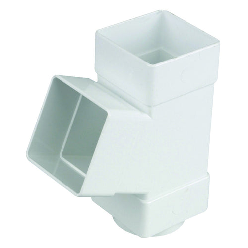 Rainwater SquareLine OsRSq PVC-U Branch 67.5° White 61mm
