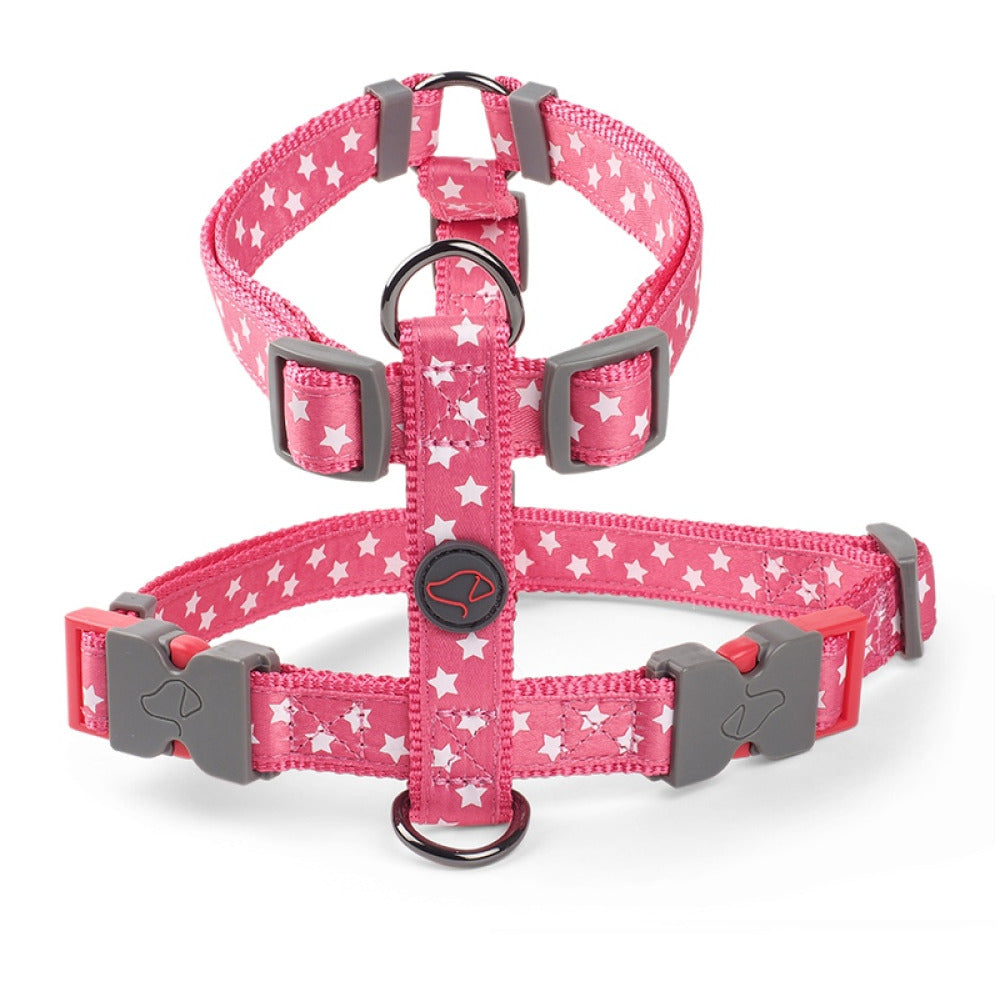 Zoon - Starry Pink L WalkAbout Dog Harness (56cm-80cm)