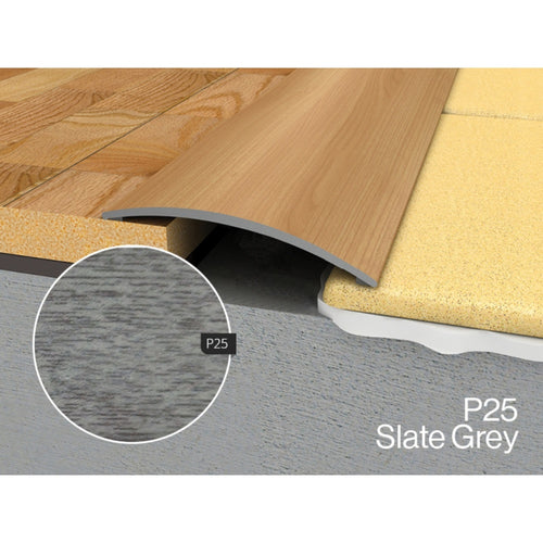 WRG 2 Flat Profile Self Adhesive P25 Slate Grey 900mm