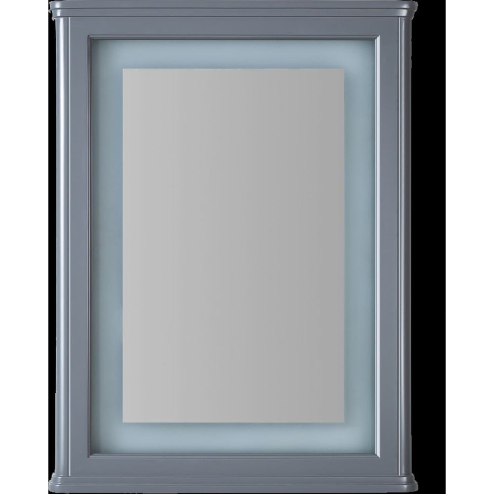 Niamh Tailored Grey PVC Mirror Frame 500x700mm