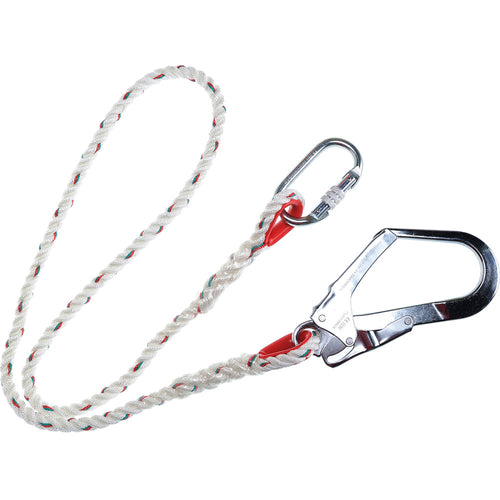 Portwest - Single 1.5m Restraint Lanyard - White