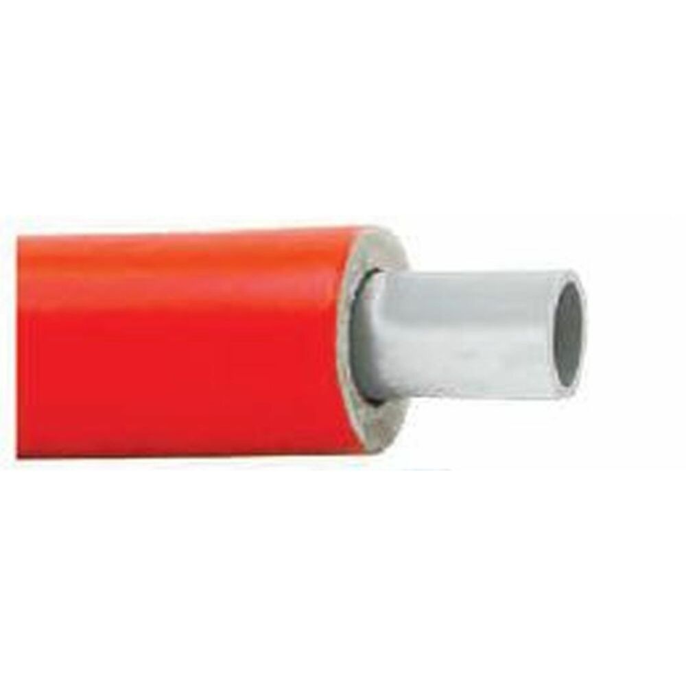 PF Press - 16mm Multilayer 10mm Insulated Pipe Red Coil 100Mtrs