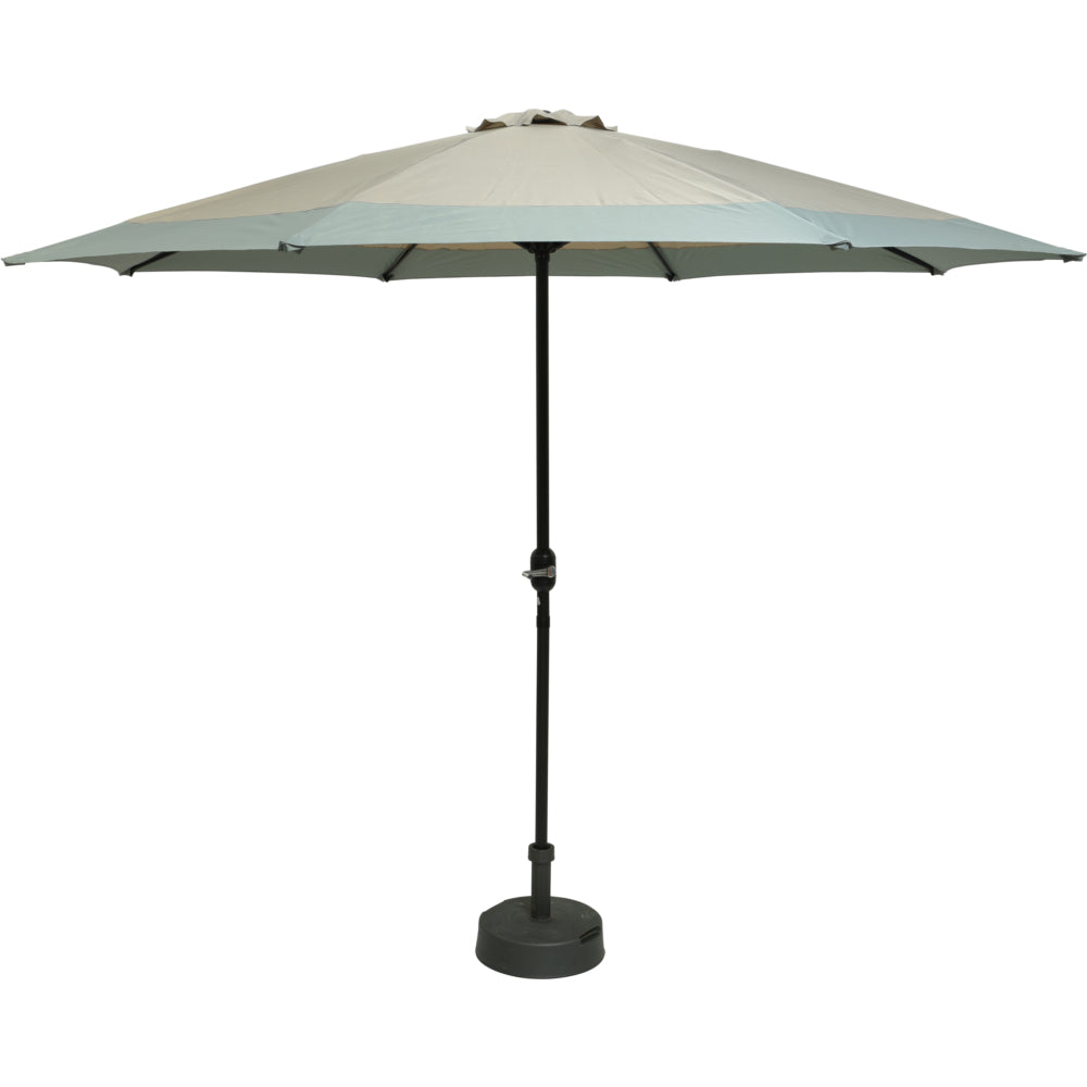 Aluminium Parasol Taupe/Green - 3m