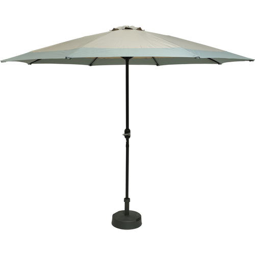 Aluminium Parasol Taupe/Green - 3m