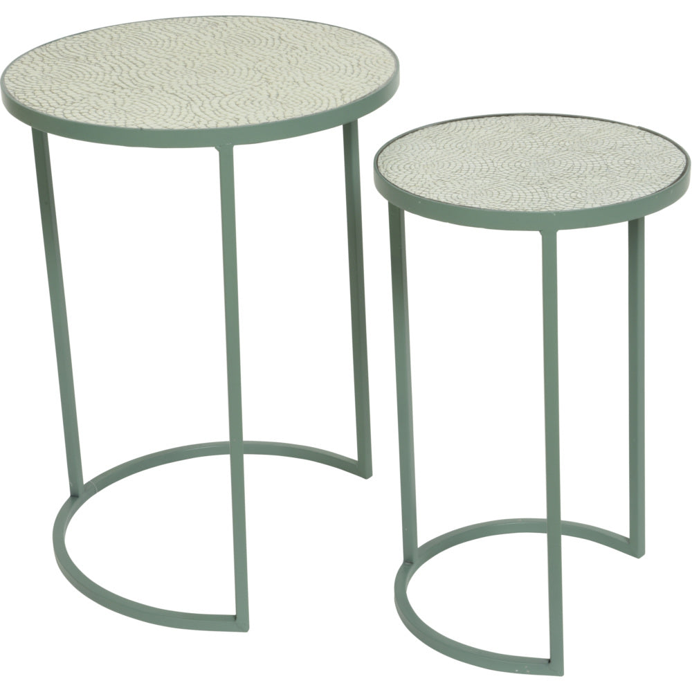 Casablanca Mosaic Side Tables - Set of 2