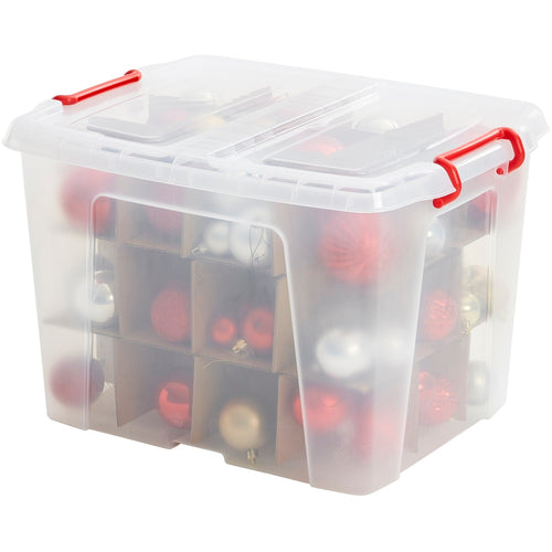 Strata Christmas Bauble Box with 36 Dividers