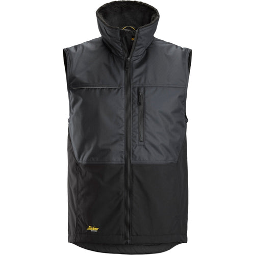 Snickers - AllroundWork, Winter Vest - Steel grey\\Black