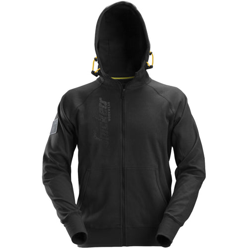 Snickers - Logo Full Zip Hoodie - Black