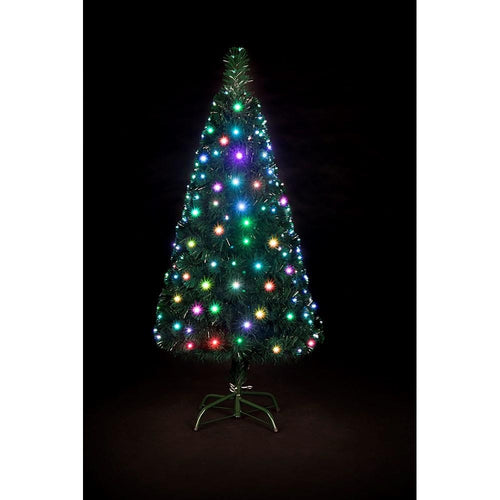 Snowtime - Snowbright Colour-Changing LED Christmas Tree - 7ft - Multi-Coloured