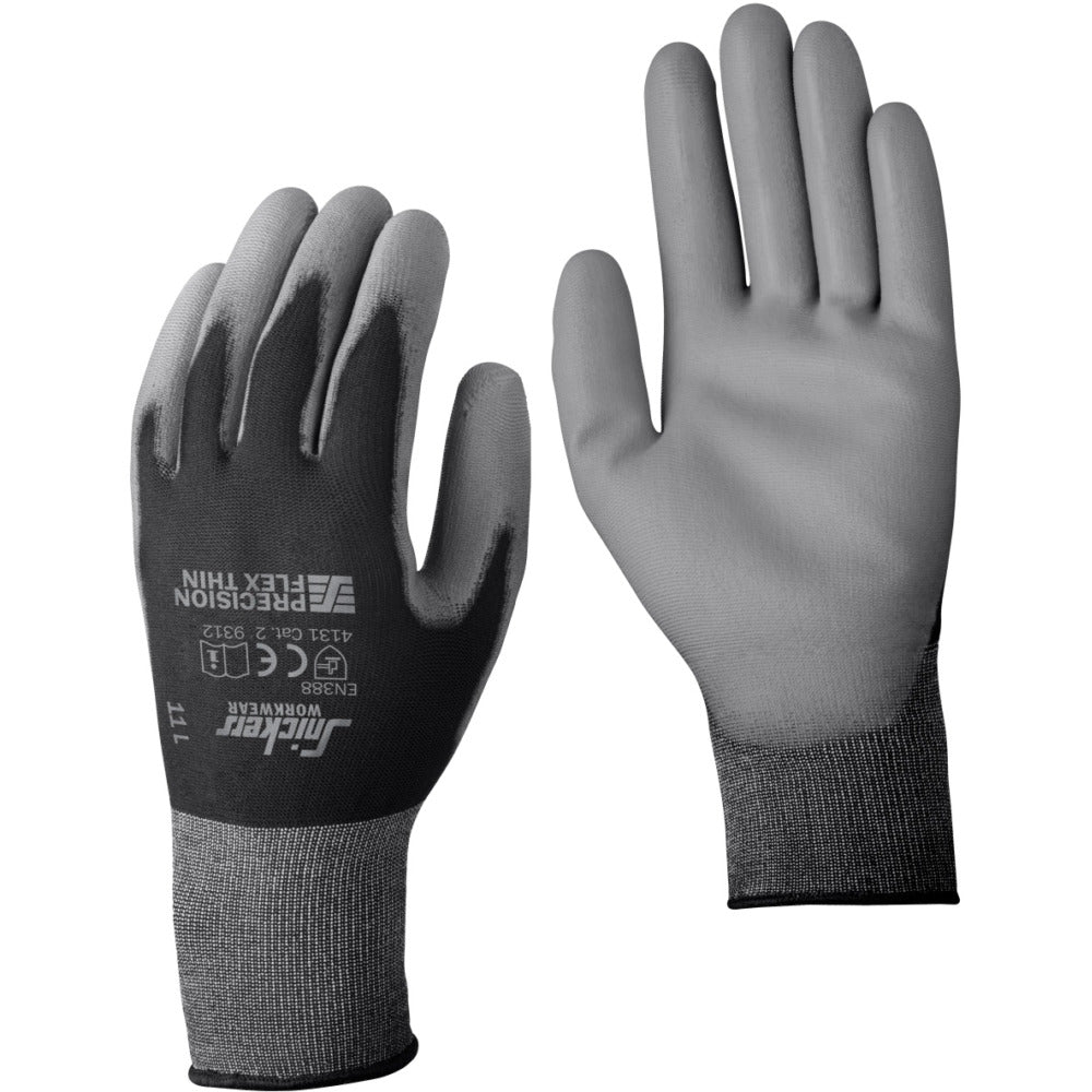 Snickers - Precision Flex Thin Glove, Left - Black