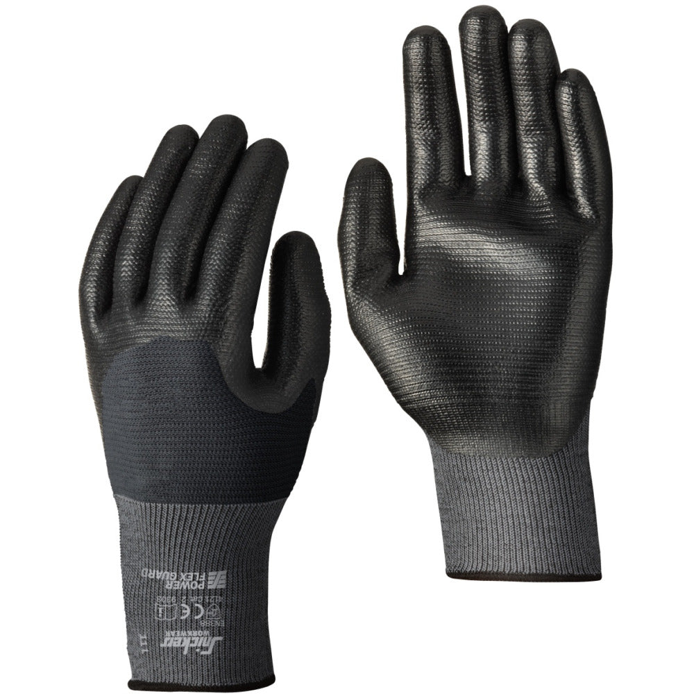 Snickers - Power Flex Guard Glove, Left - Black\\Black